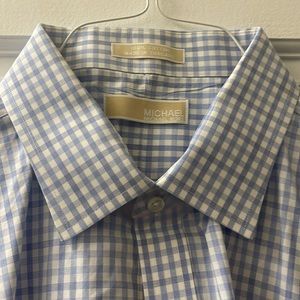 Michael Kors mens long sleeve shirt 18 1/2  36/37